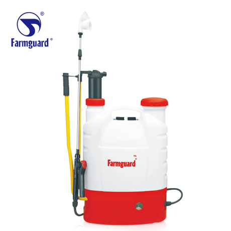 Baterai bahan PE dan sprayer elektrostatik manual knapsack sprayer pertanian GF-16SD-02c